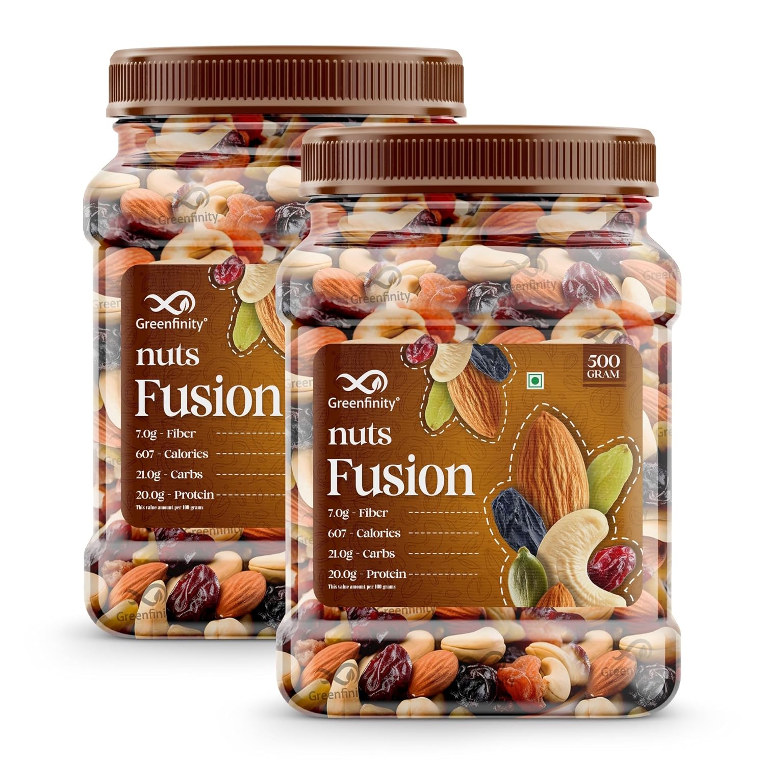 GREENFINITY Mixed Dry Fruits Packs Combo
