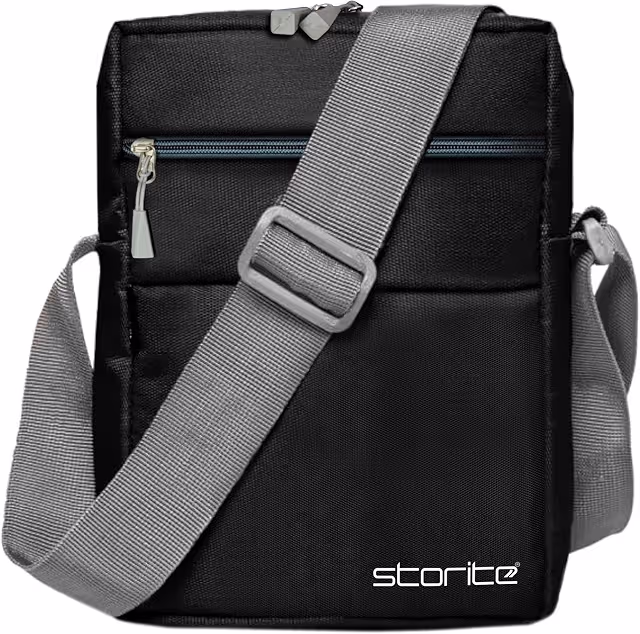 Storite 10 Inch Stylish Padded Mini Sling Crossbody Bag